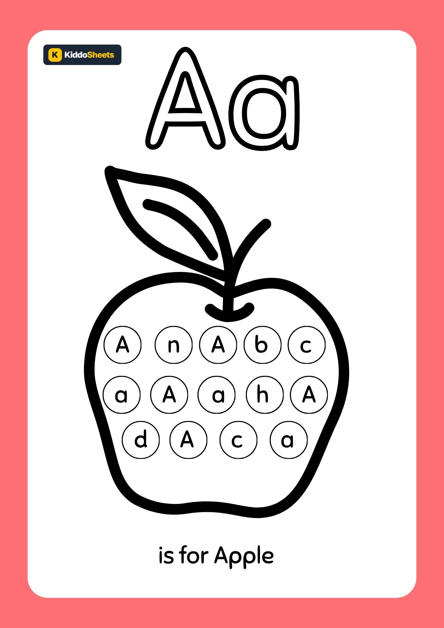 Find The Letter Aa