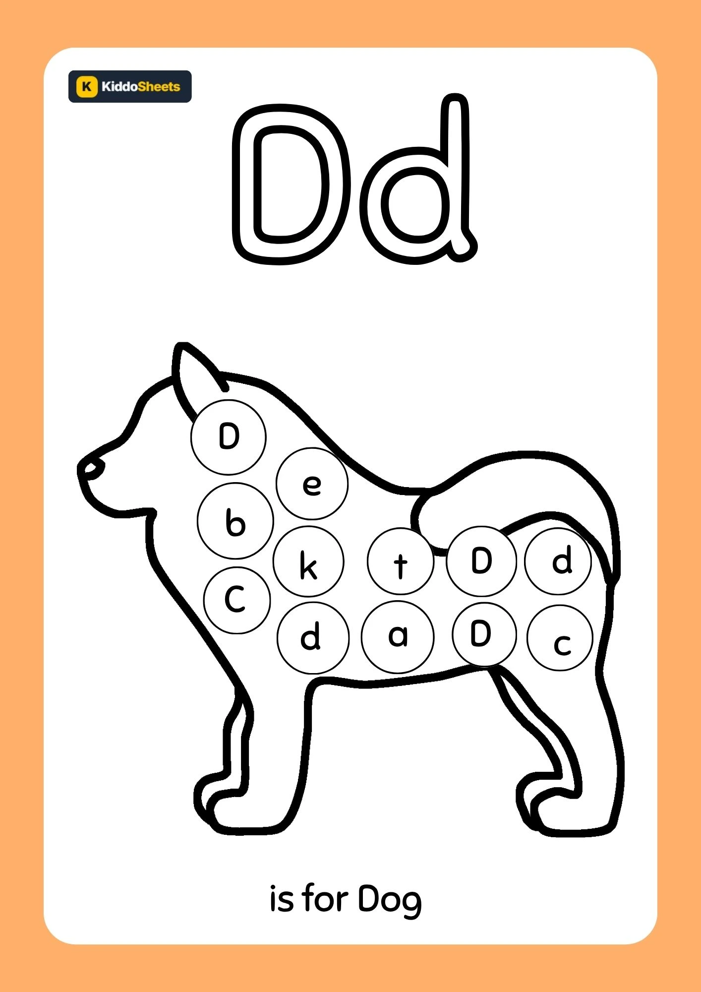 Find The Letter Dd