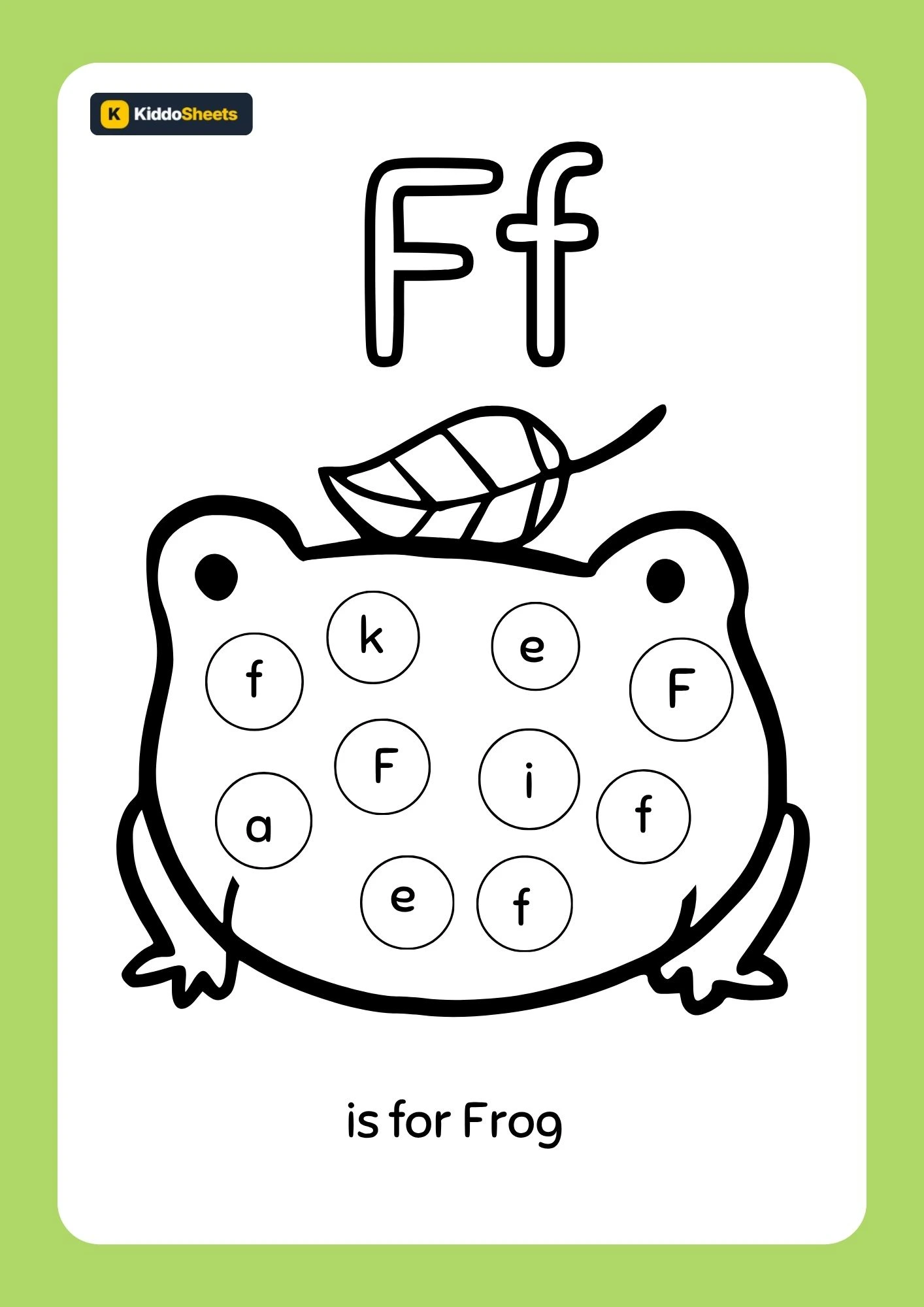 Find The Letter Ff