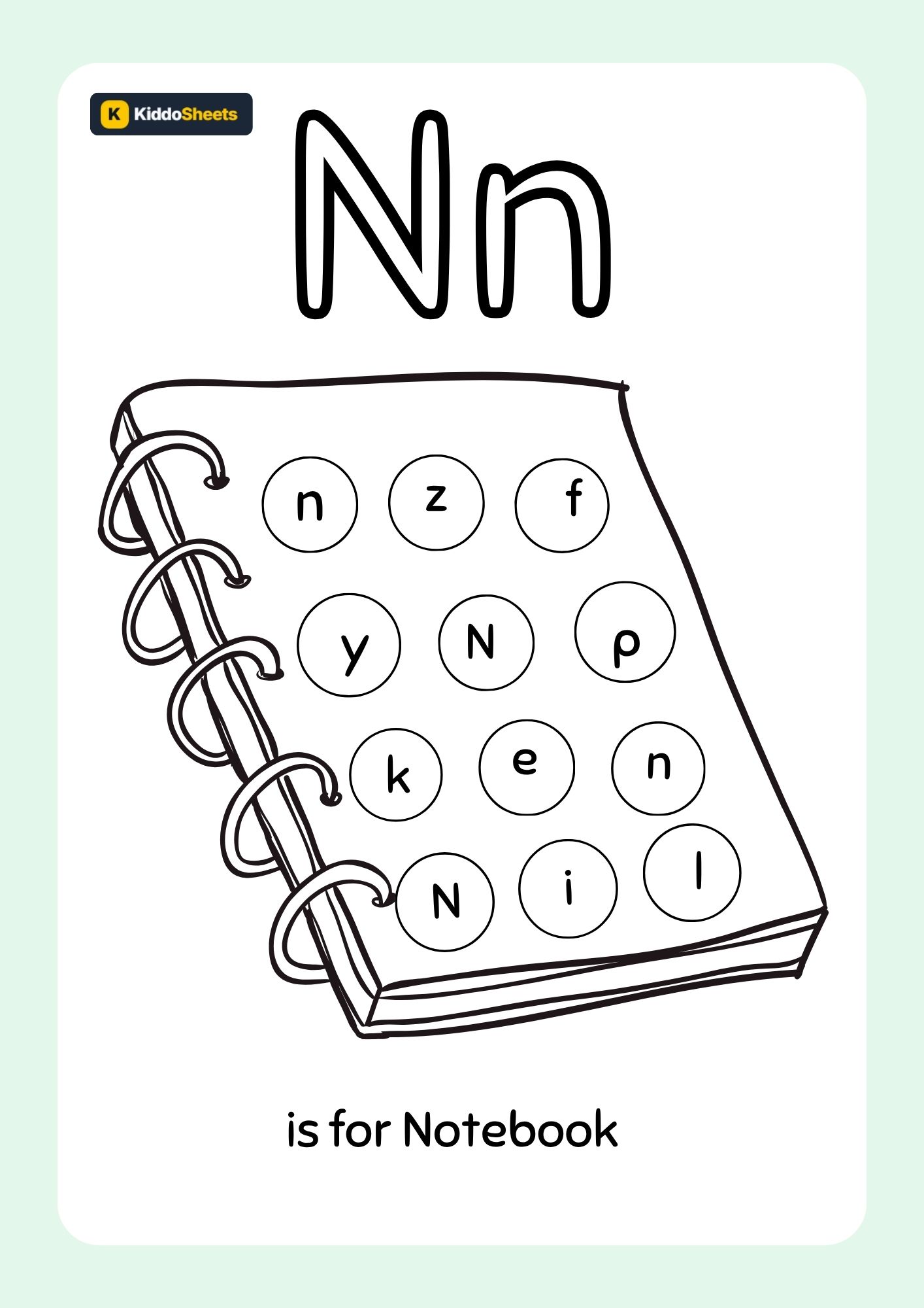Find The Letter Nn