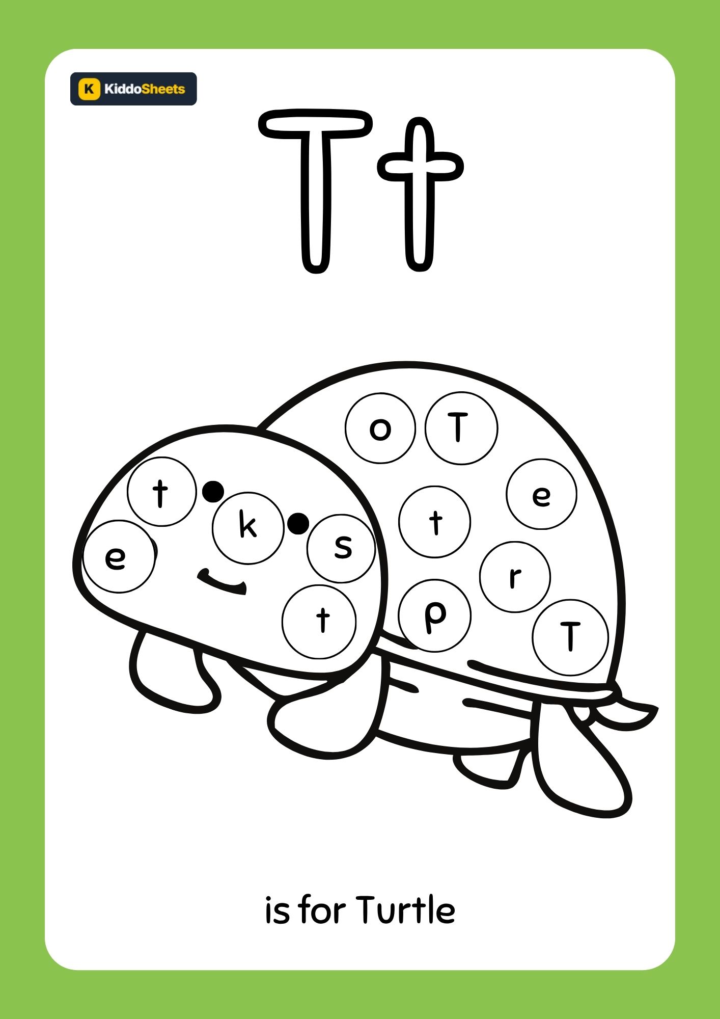 Find The Letter Tt