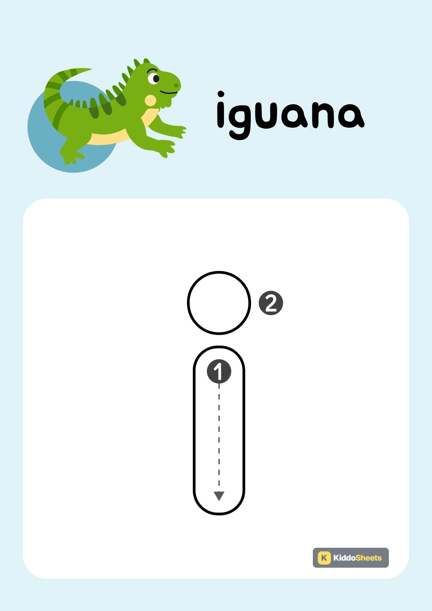Animals Alphabet (i) Lowercase Tracing Activities