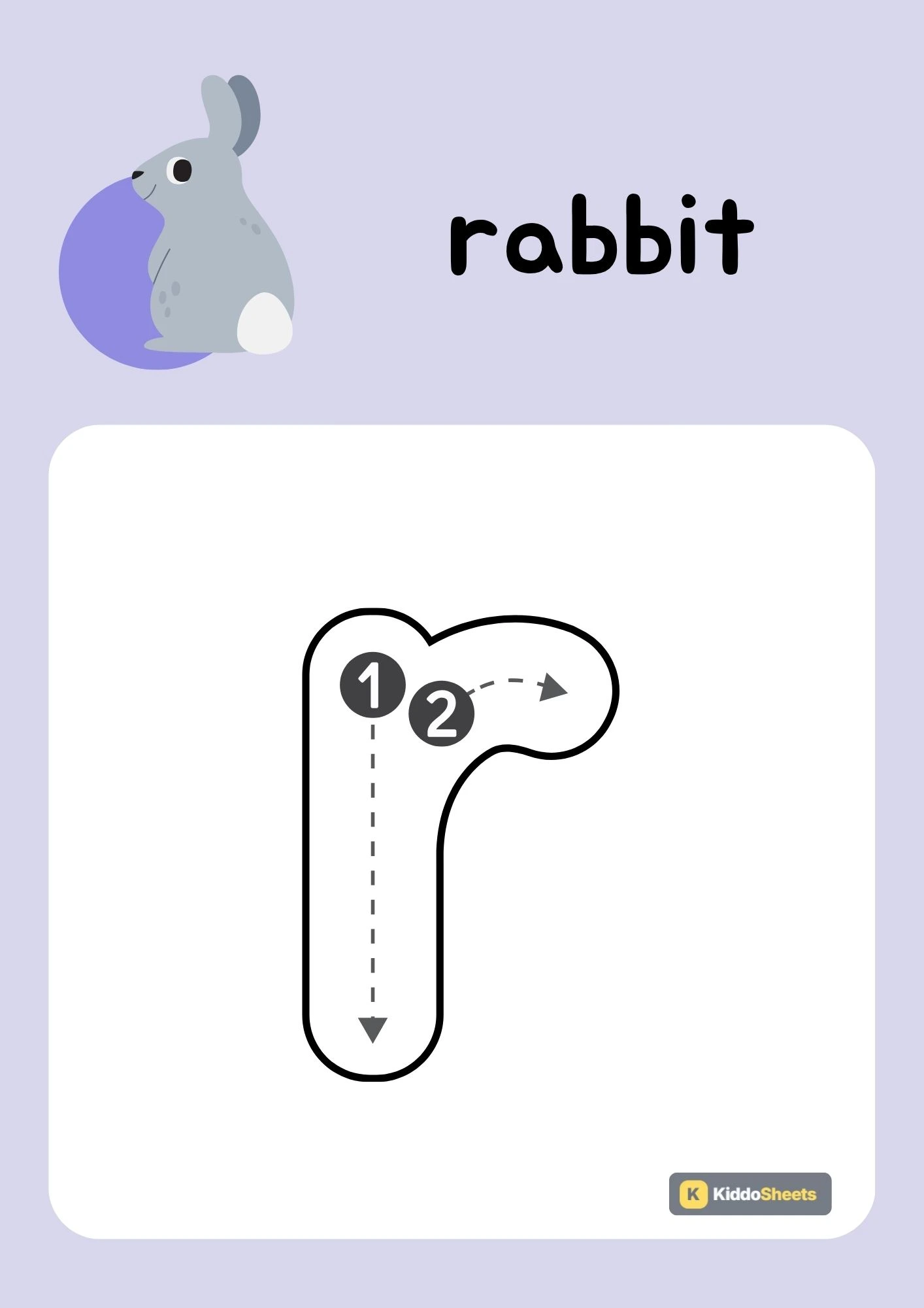 Animals Alphabet (r) Lowercase Tracing Activities