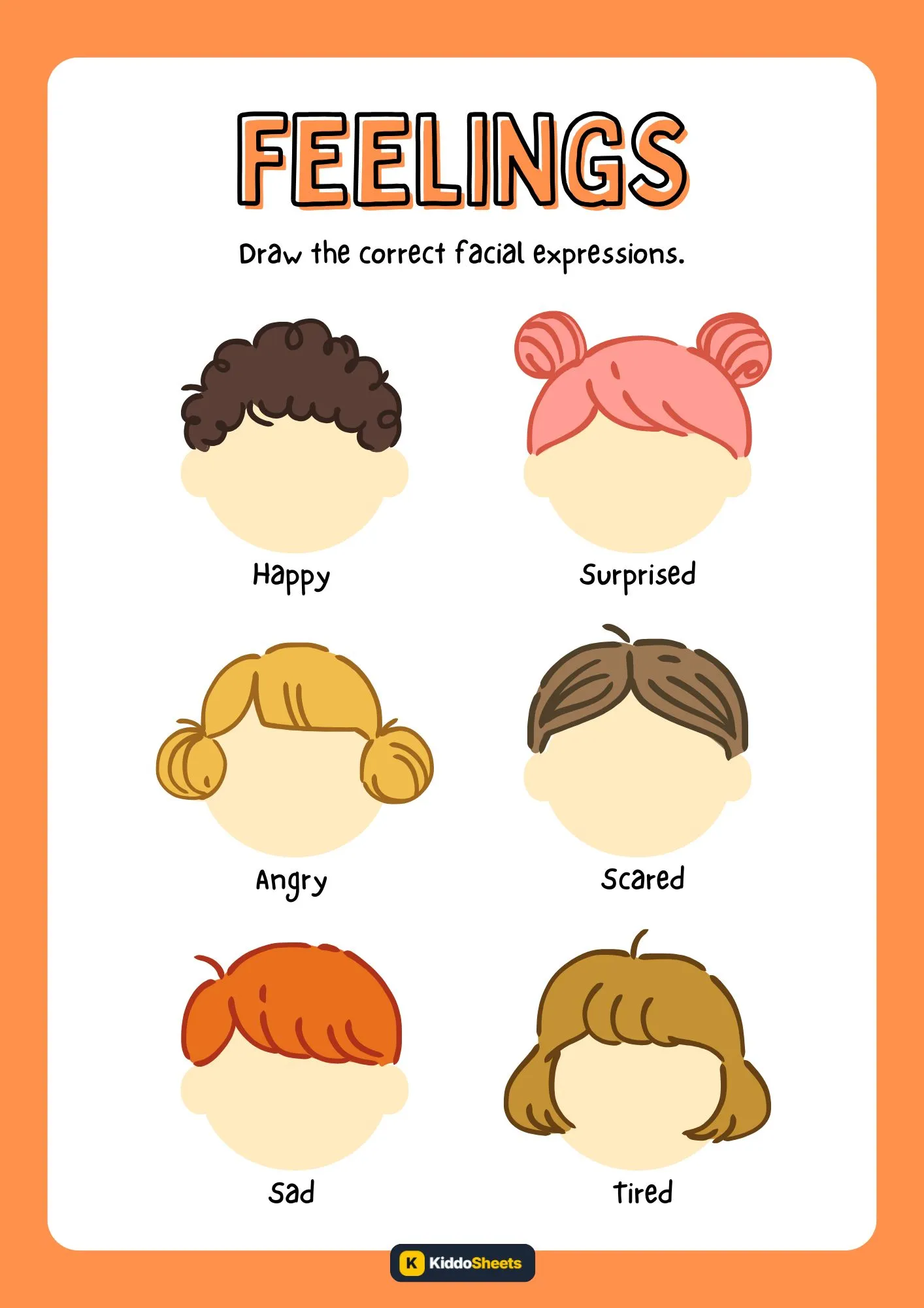 Draw the Correct Facial Expressions