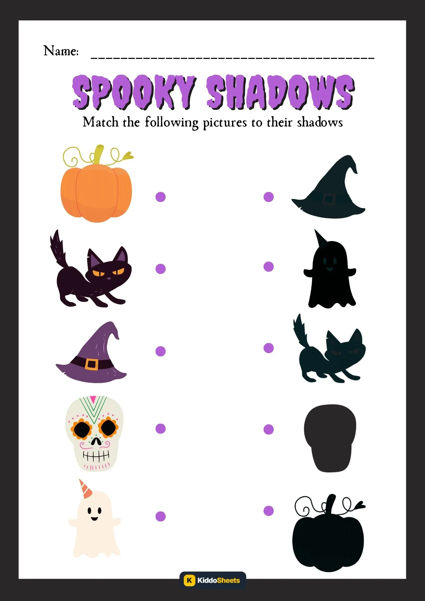 Match the Pictures with Their Shadows-2