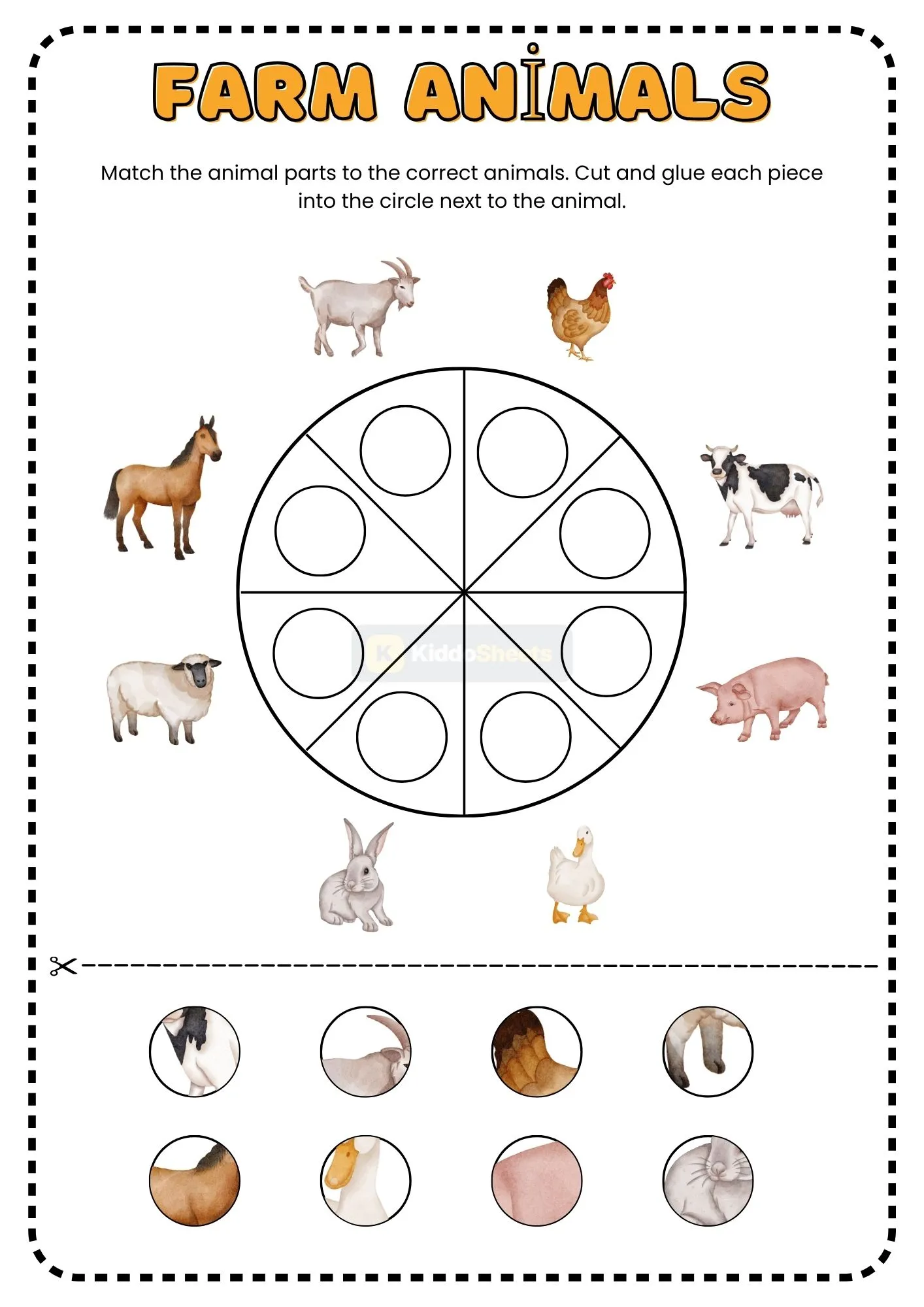 Find the Patterns Cut and Glue Worksheet 7
