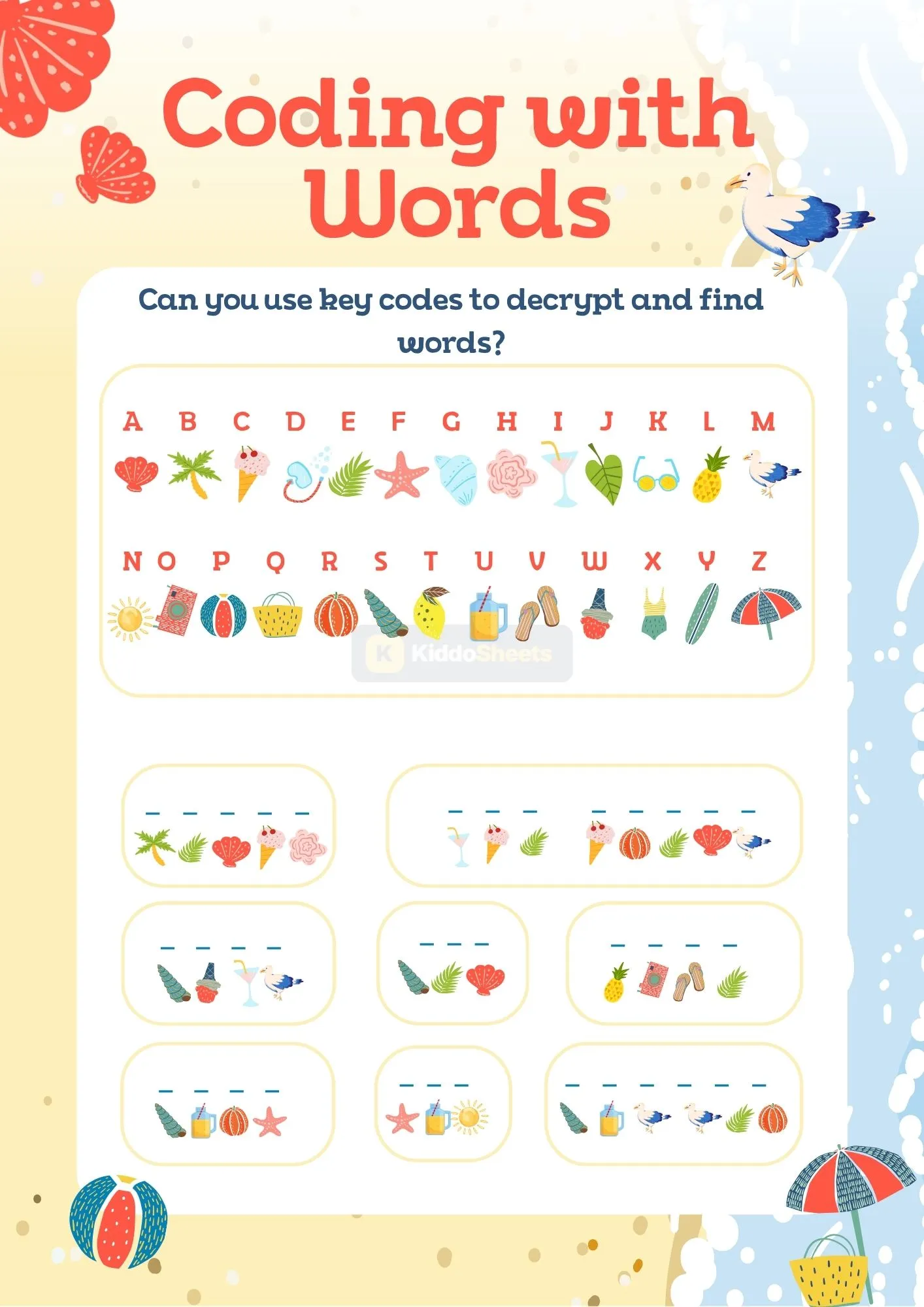 Decrypt the Words Worksheet 1
