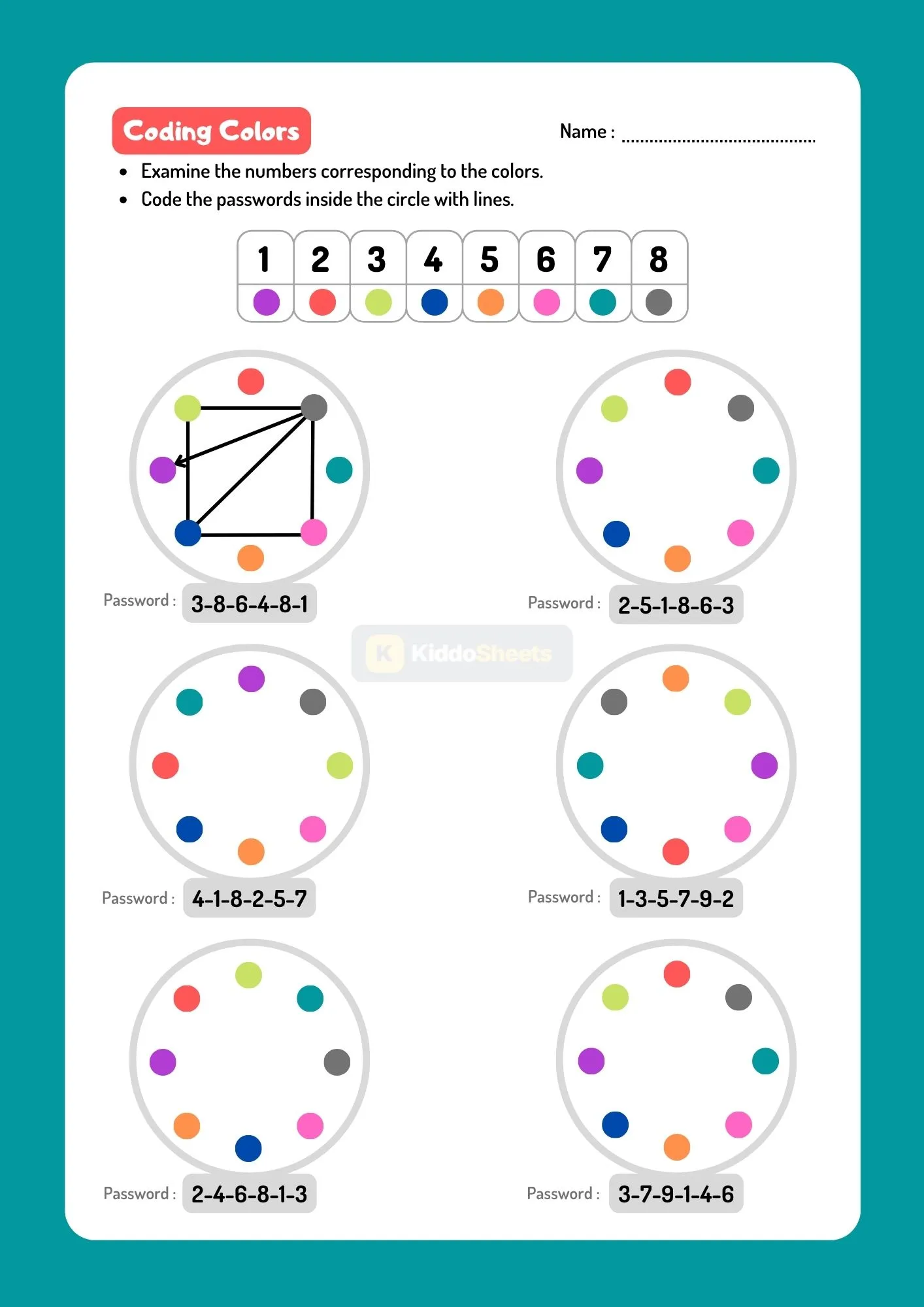 Match the Pattern Worksheet 2