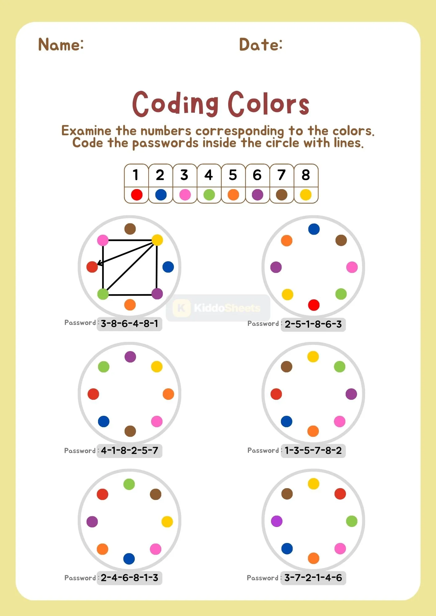 Decrypt the Password Lines Worksheet 2